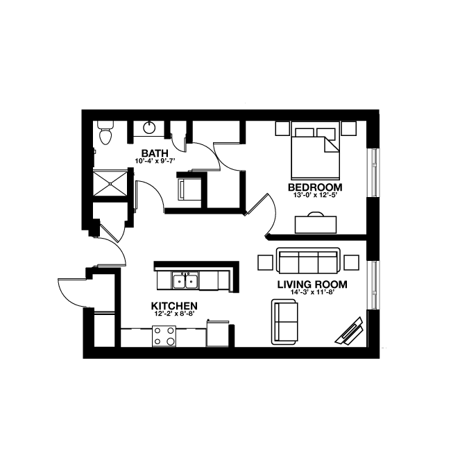 Suite A Floorplan