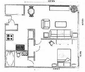 Suite A Floorplan
