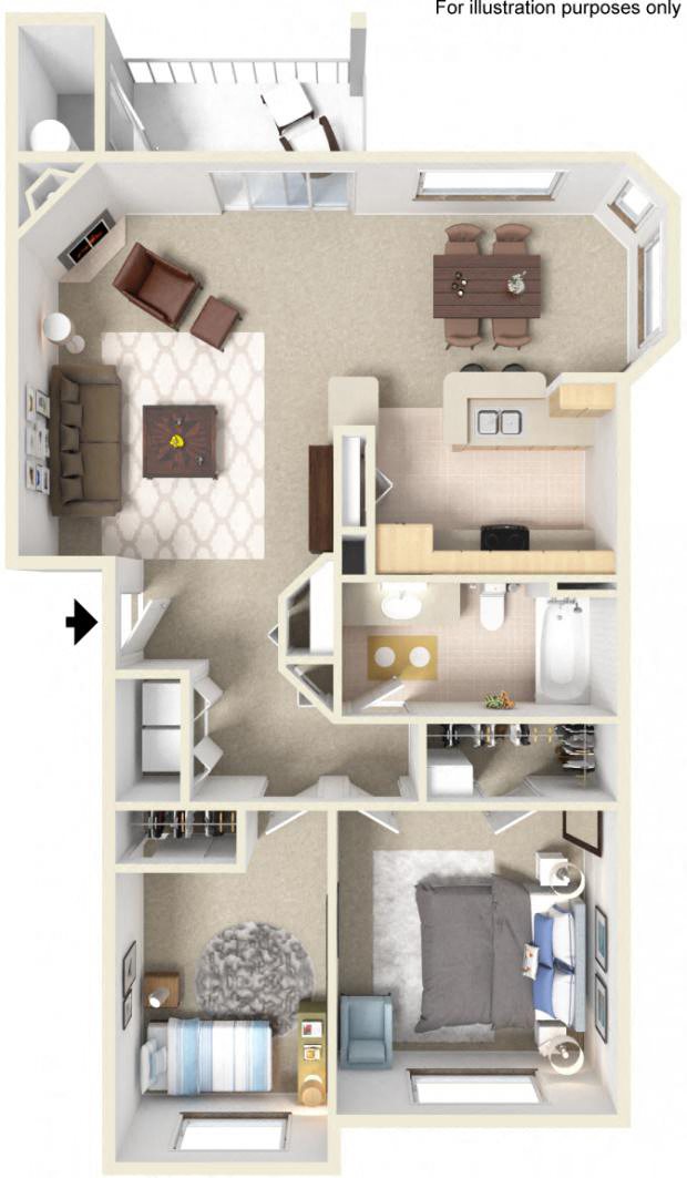 York (Traditional) Floorplan York (Traditional) Floorplan at Ultris Abbey Rowe