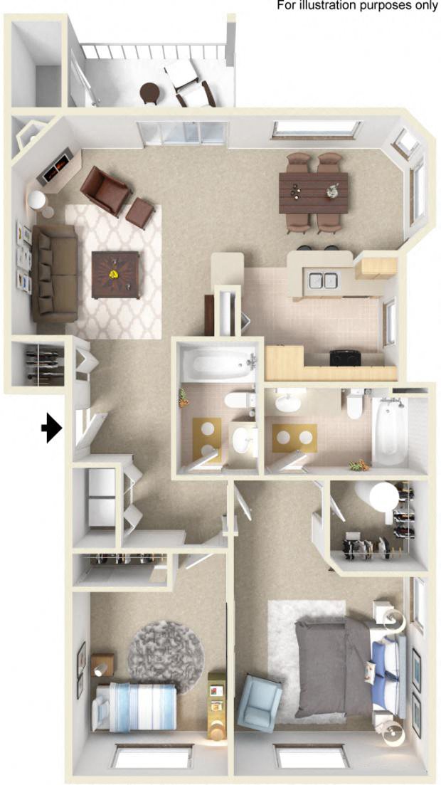 Tate (Traditional) Floorplan Tate (Traditional) Floorplan at Ultris Abbey Rowe