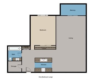 One Bedroom Large