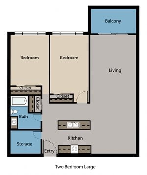 Two Bedroom Large