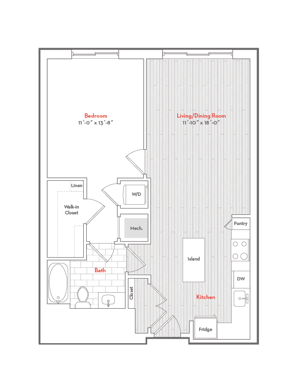 Floor Plan Image of Apartment Apt 655
