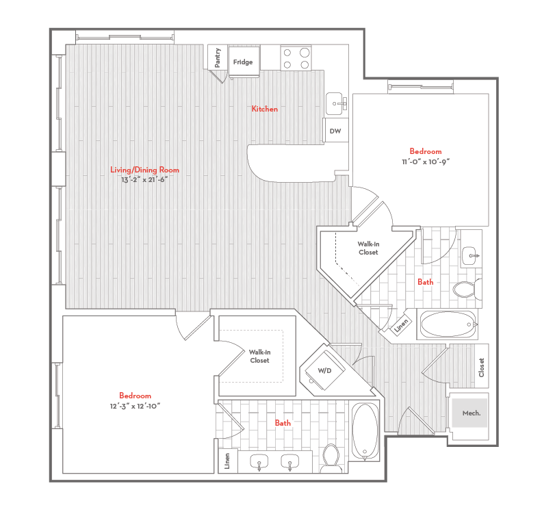 Falls Church 1, 1 + Den, 2 Bedroom Apartments for Rent West Broad