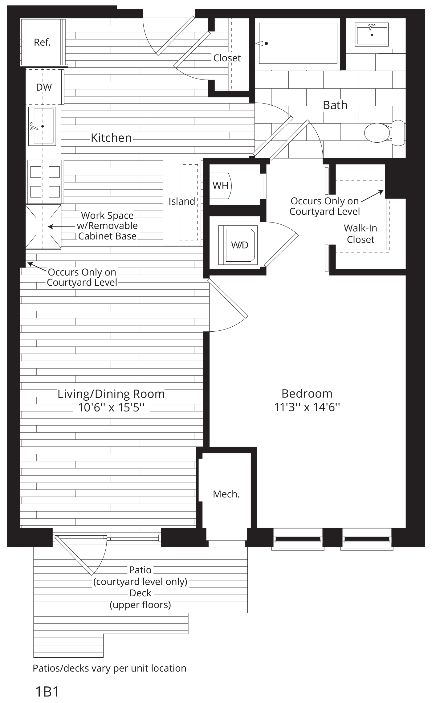 Floor Plan Image of Apartment Apt 443