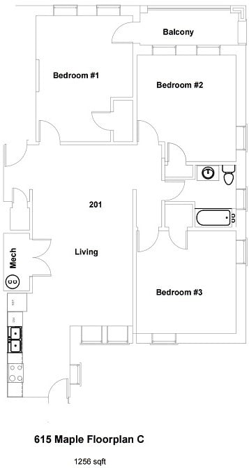 Suite A Floorplan