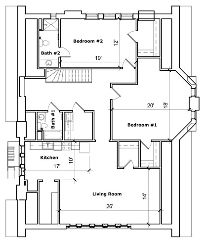 Suite A Floorplan