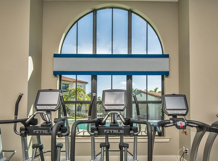 2940 Solano at Monterra apartments fitness center in Cooper City, Florida