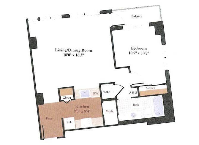 Suite A Floorplan