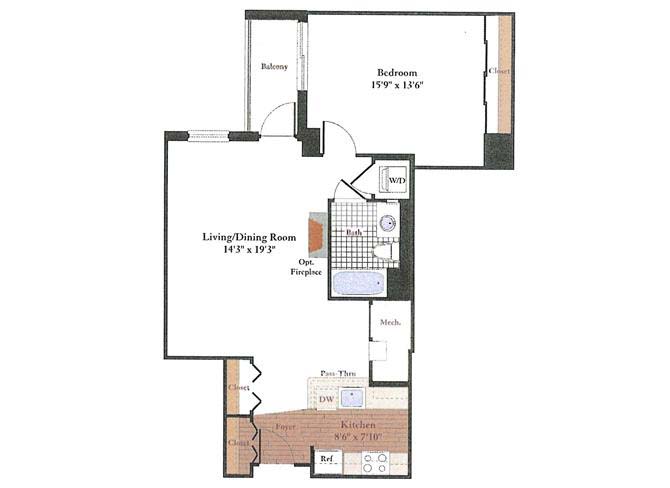Suite A Floorplan