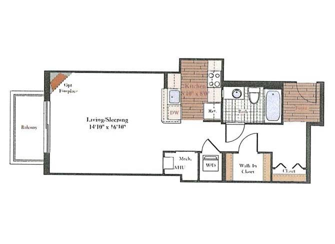 Suite A Floorplan