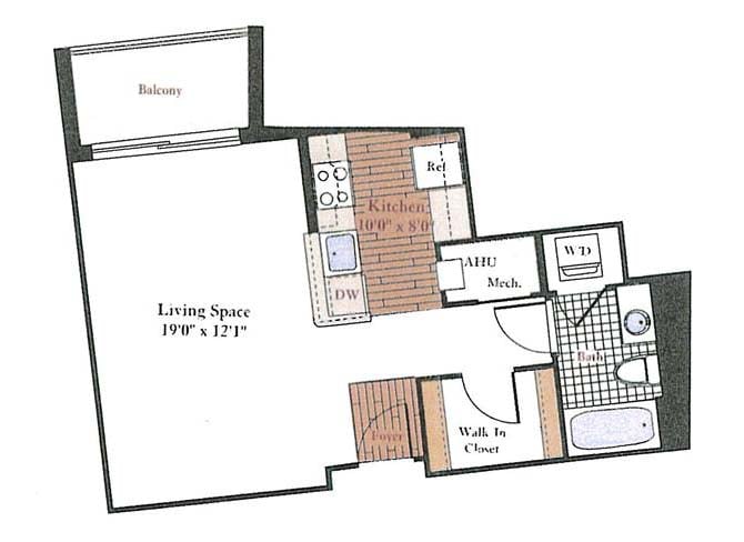 Suite A Floorplan