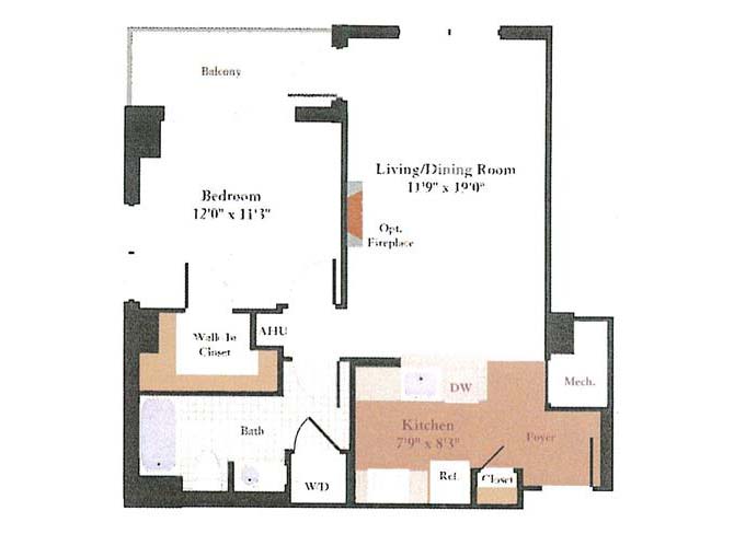 Suite A Floorplan