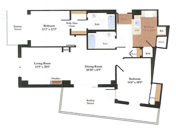 Suite A Floorplan