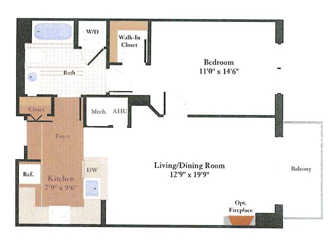Suite A Floorplan