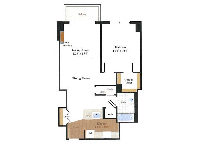 Suite A Floorplan