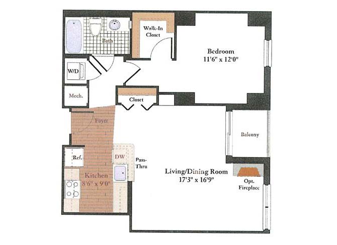 Suite A Floorplan