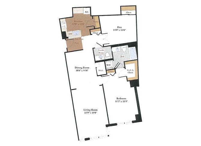 Suite A Floorplan