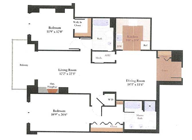 Suite A Floorplan