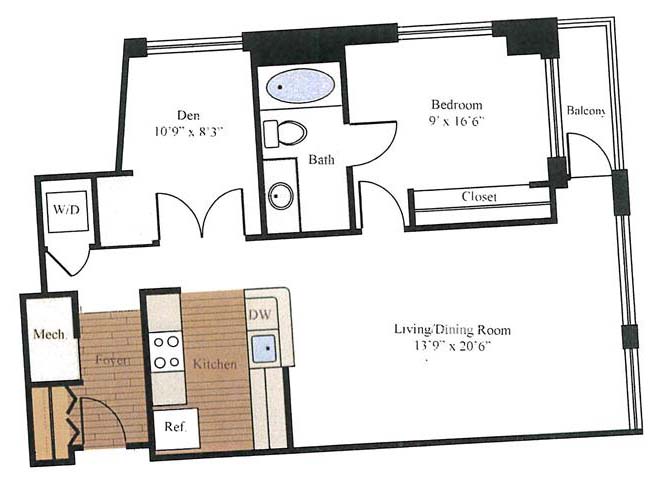 Suite A Floorplan