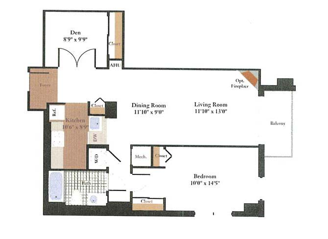 Suite A Floorplan