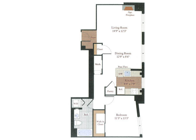 Suite A Floorplan