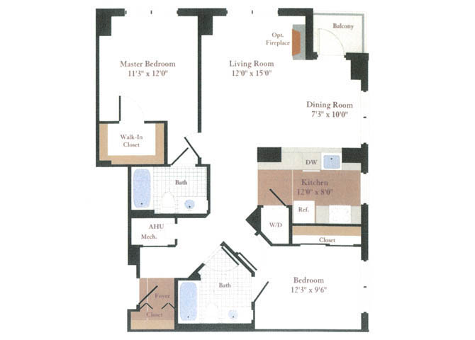Suite A Floorplan