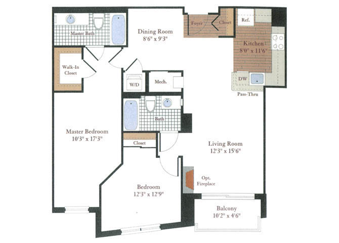 Suite A Floorplan