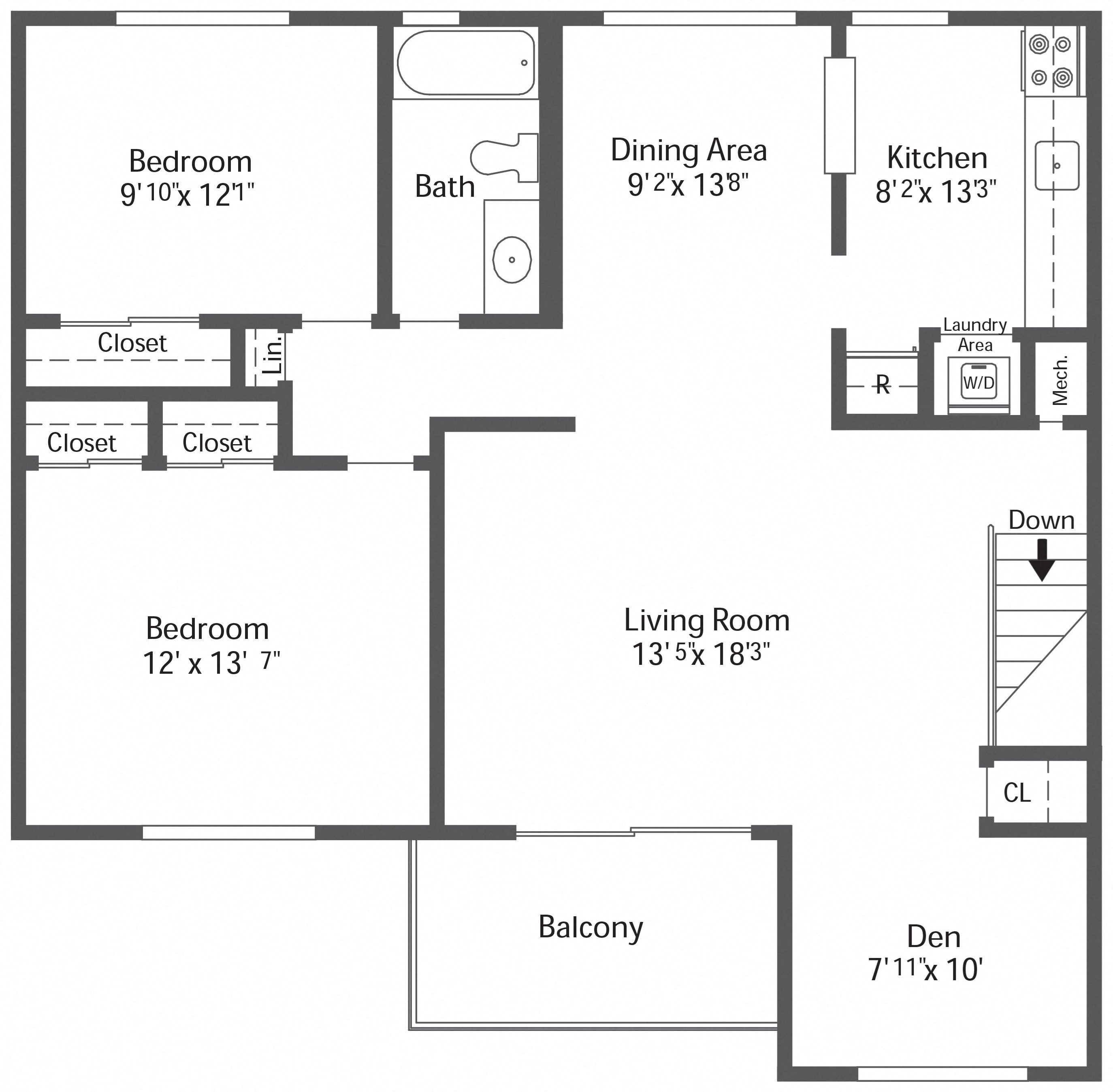 Floor Plans of Chatham Hill in Chatham, NJ