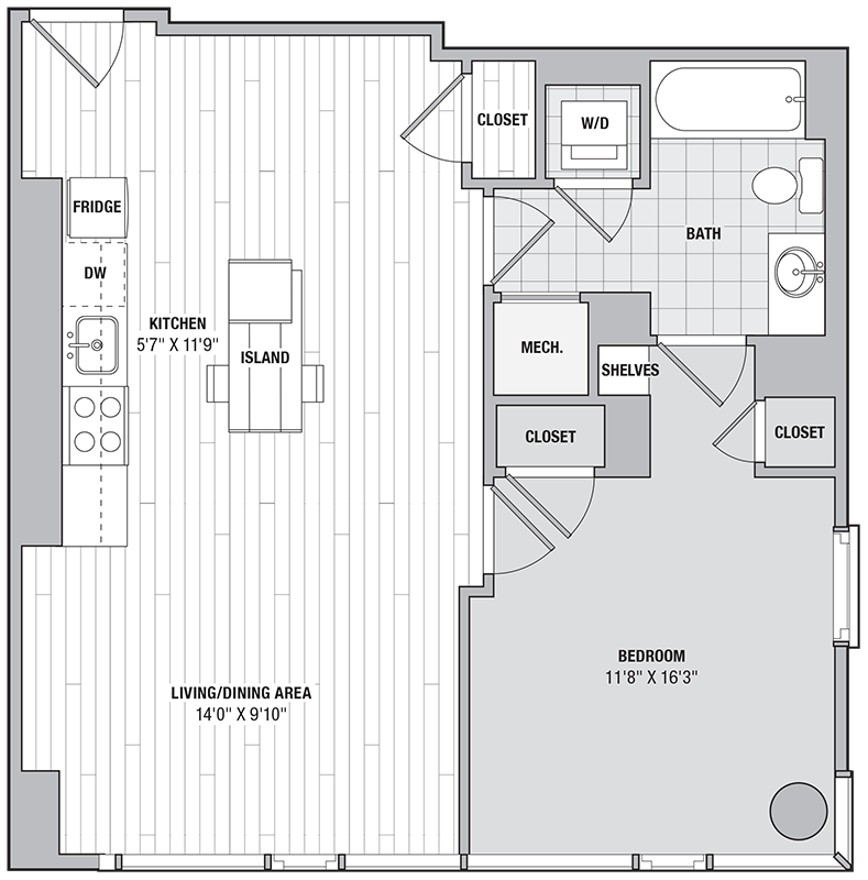 Floor Plan Image of Unit 11216