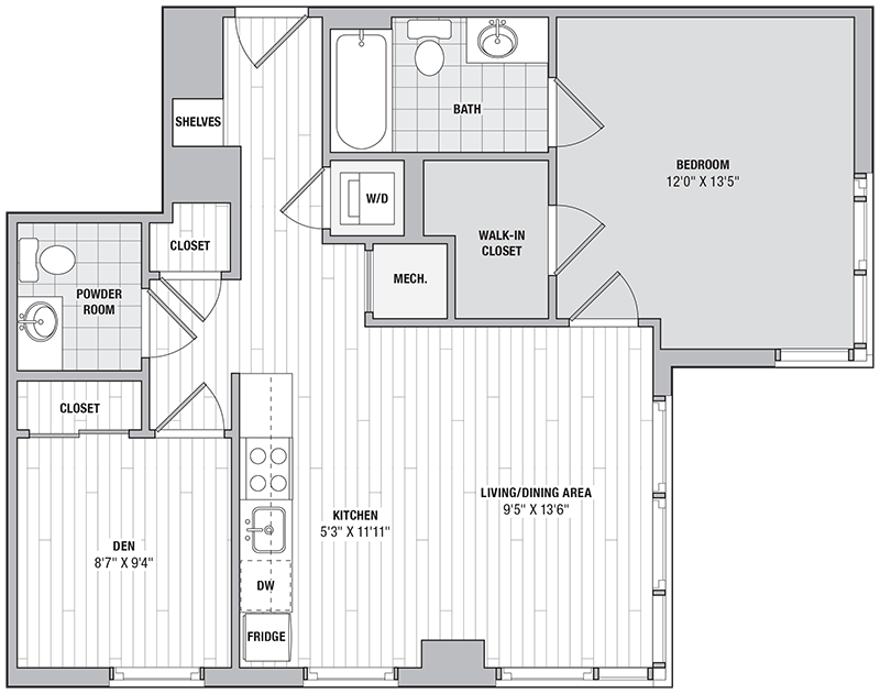 Floor Plan Image of Unit 11216