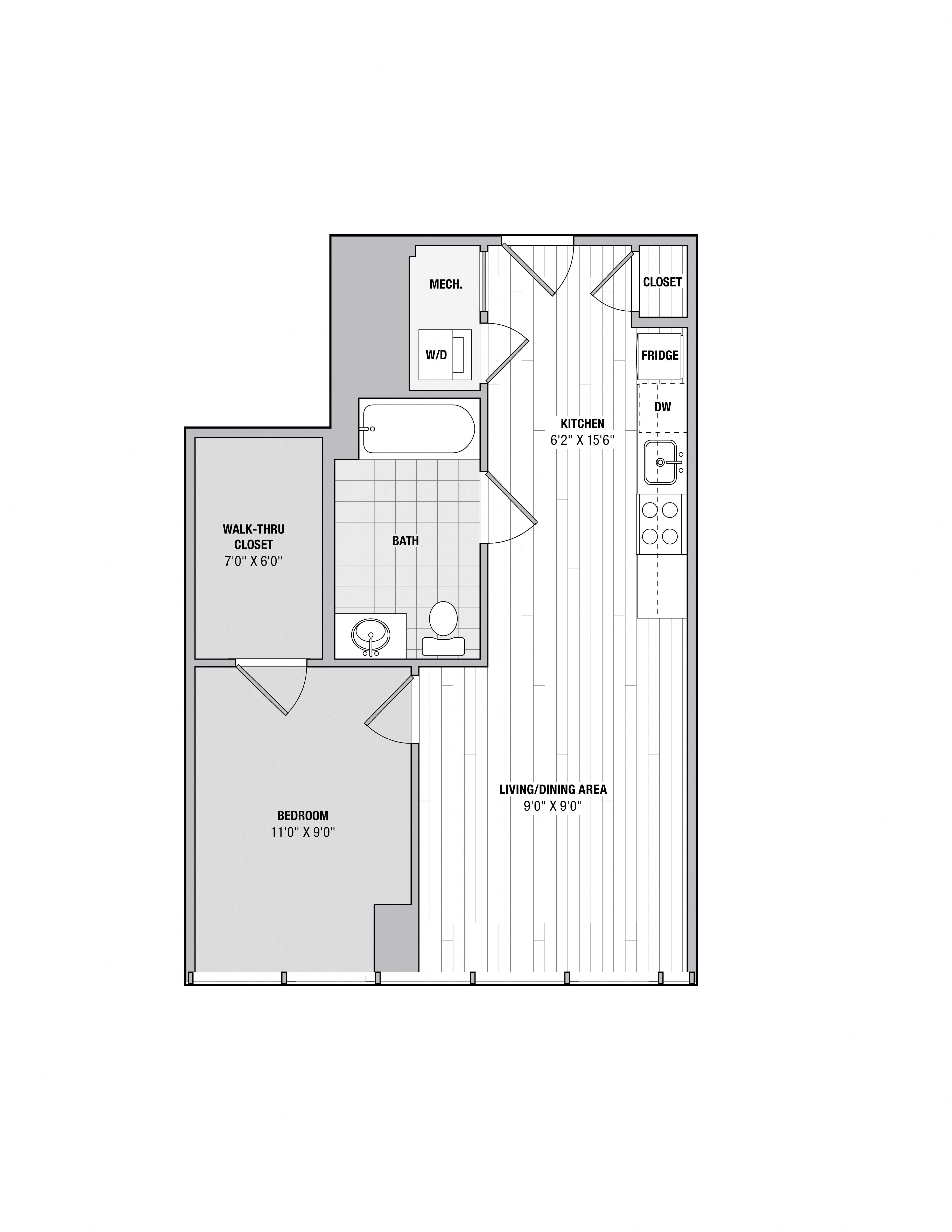 Floor Plan Image of Unit 11216