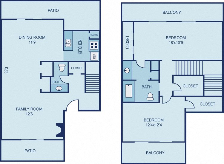 Floor Plan B4 Floor Plan B4 at Link Apartments, Dallas, TX, 75243