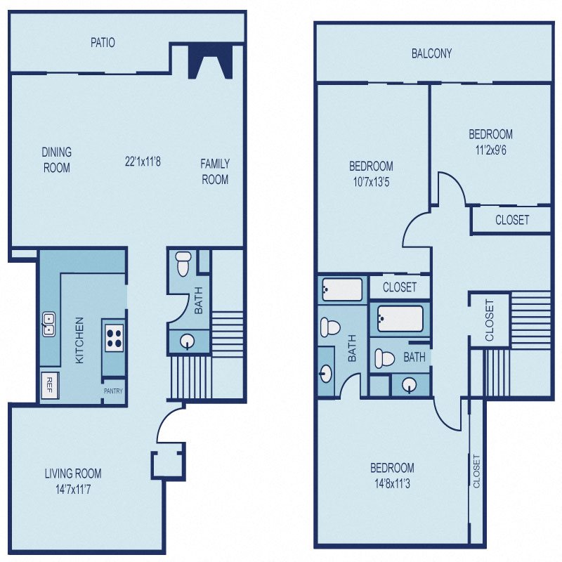 Floor Plan C4 Floor Plan C4 at Link Apartments, Texas, 75243