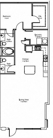 2 bed 2 bath at East End Lofts at the Railyard Apartments, Denton