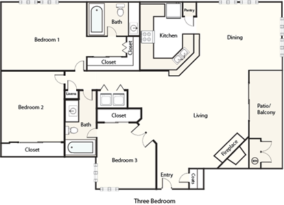 Suite A Floorplan