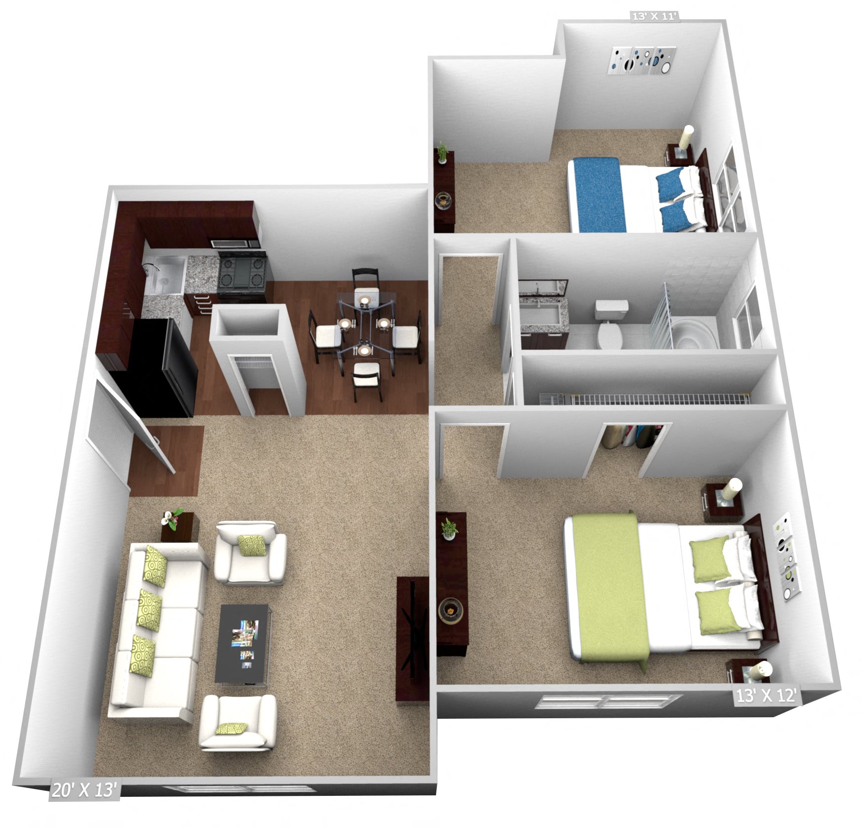 Floor Plans Of Cedar Park Apartments In Troy