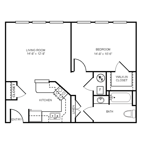 Suite A Floorplan