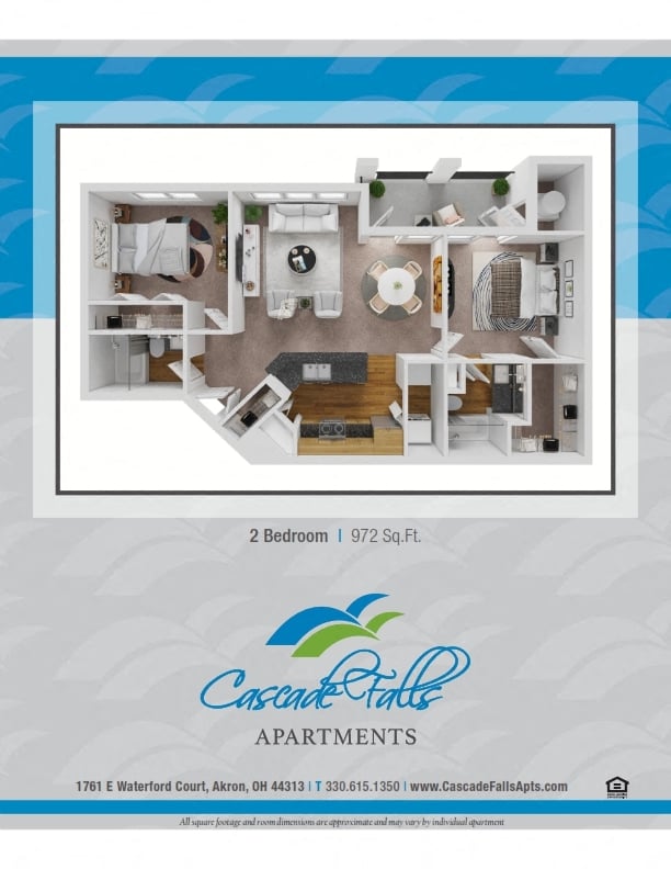Two Bedroom floor plan