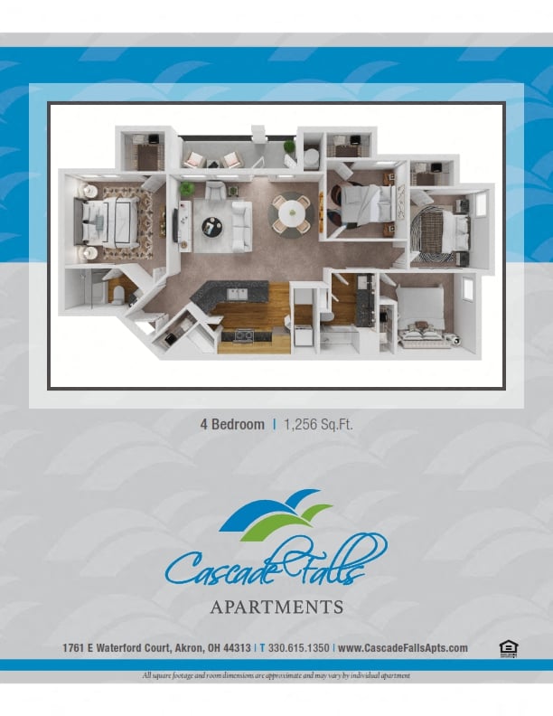 Four Bedroom floor plan