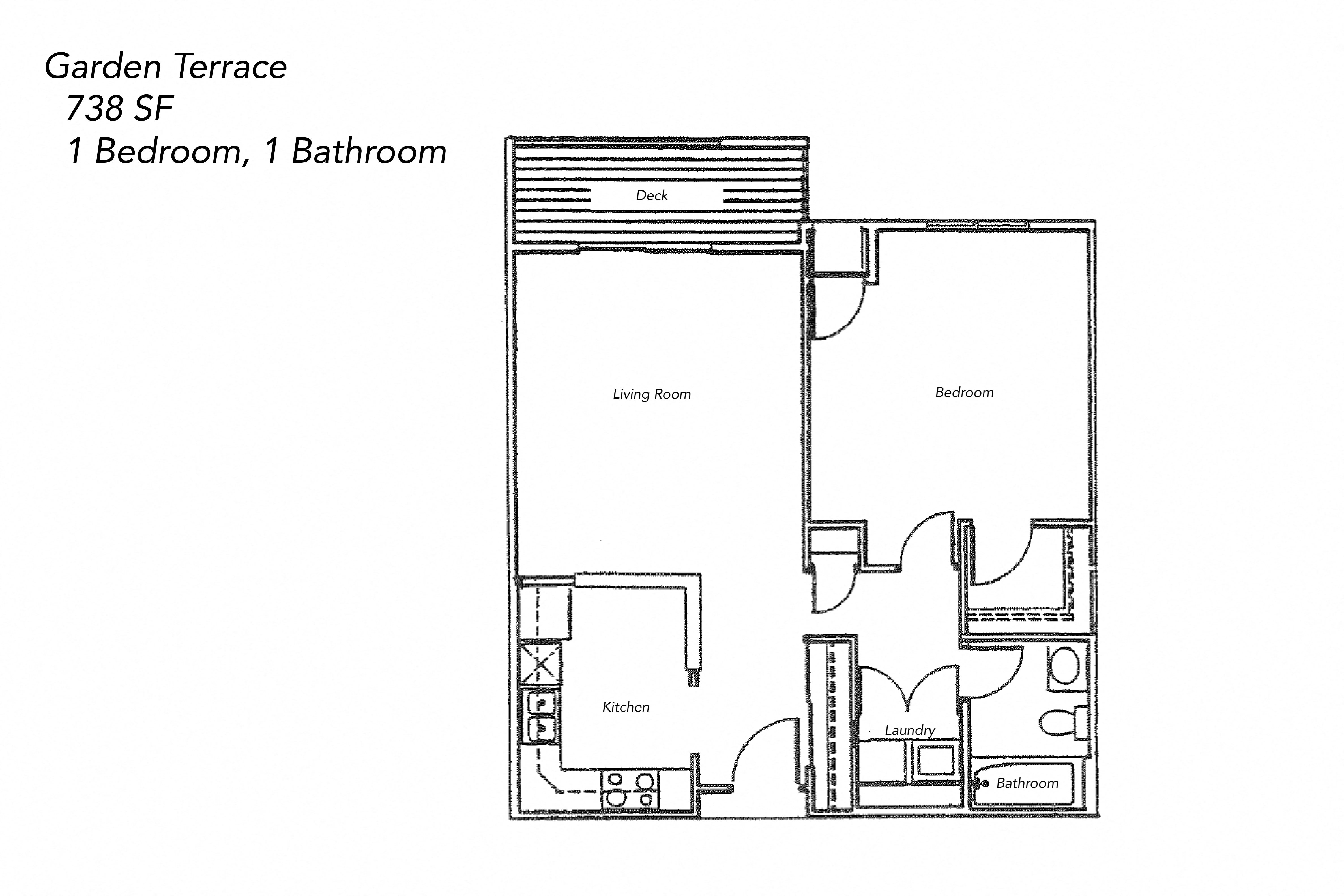 Floor Plans of Garden Terrace Apartments in New Ulm, MN
