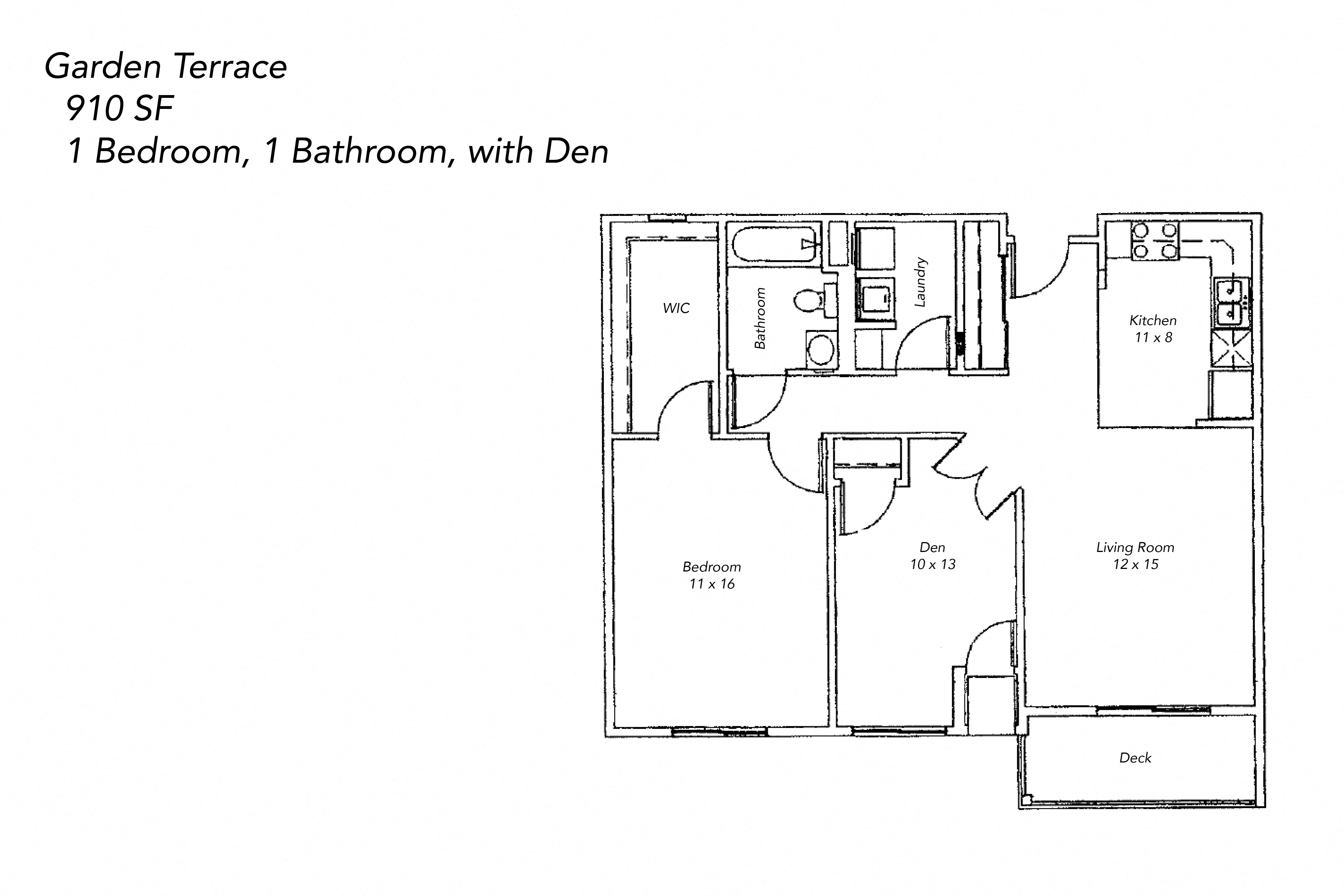 Floor Plans of Garden Terrace Apartments in New Ulm, MN