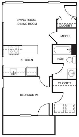 Suite A Floorplan