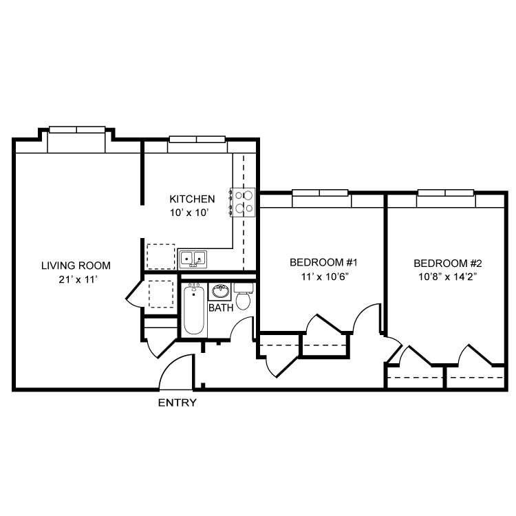 Suite A Floorplan