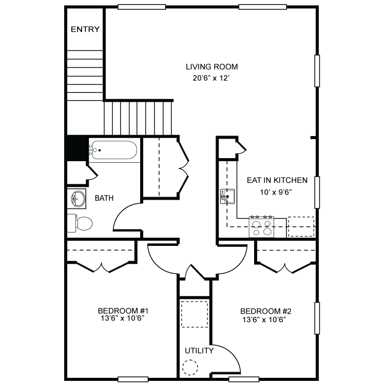 Suite A Floorplan