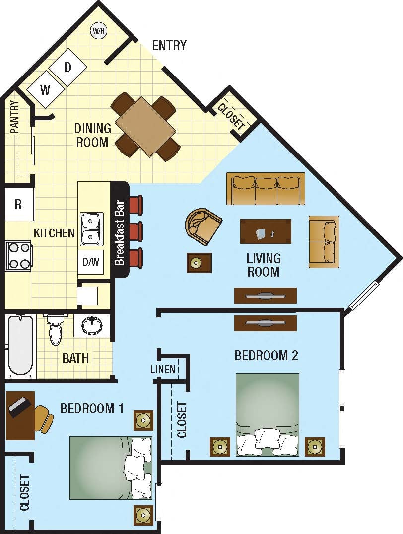 Floor Plans Osceola Pointe Apartments Concord Rents