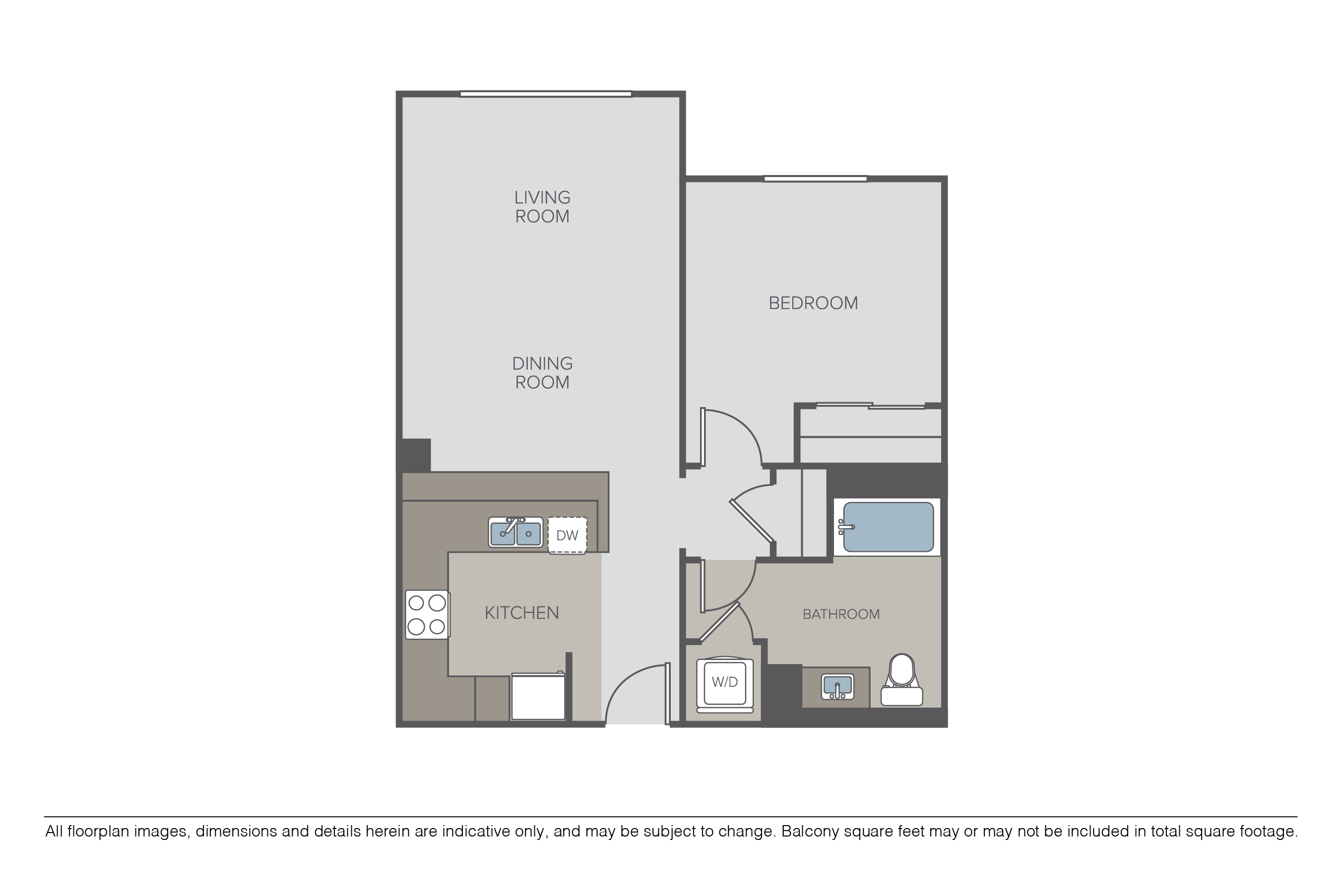 Metal floor plan