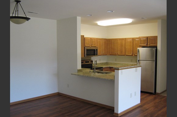 Gourmet Kitchens with Dishwasher and Disposal at Foresthill Highlands Apartments & Townhomes 55+, Franklin, WI,53132
