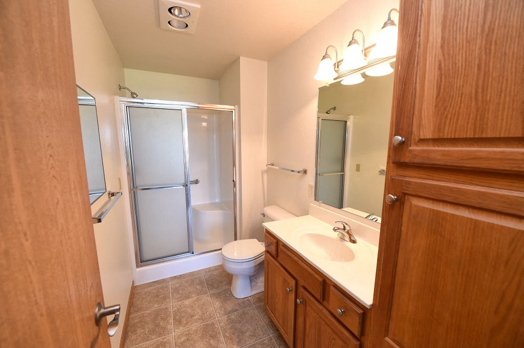 Bathroom with Large Linen Closet