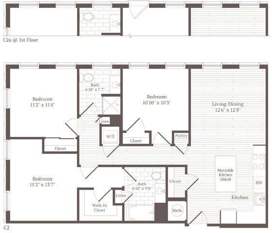 Floor Plan Image of Apartment Apt 150